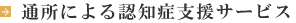 通所による認知症支援サービス