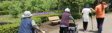 通所による認知症支援サービスイメージ写真